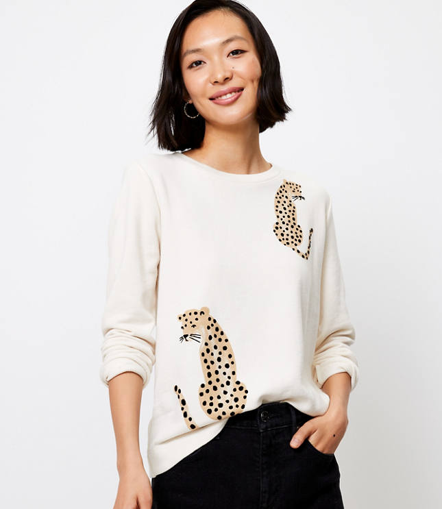 Leopard Print Sweatshirt