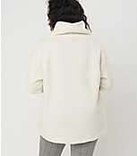 LOFT Plus Sherpa Funnel Neck Tunic Top carousel Product Image 2