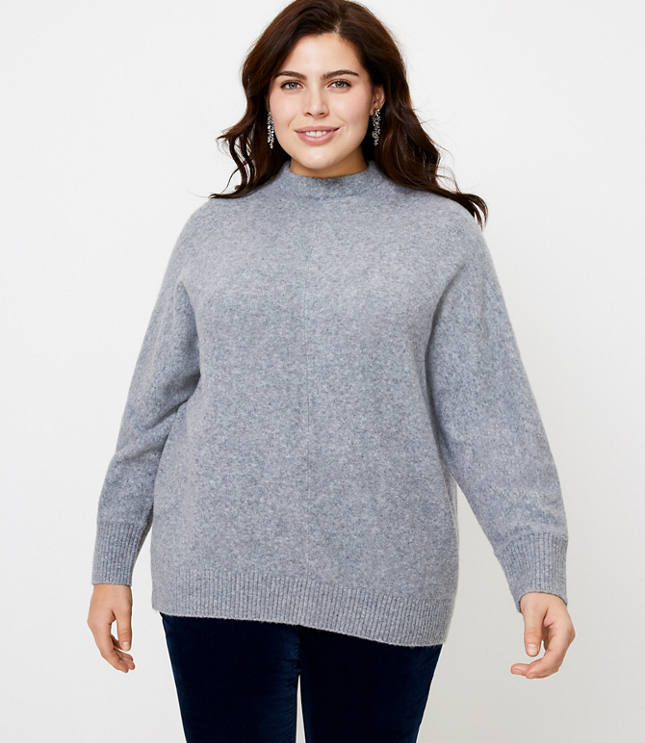 LOFT Plus Mock Neck Dolman Sweater