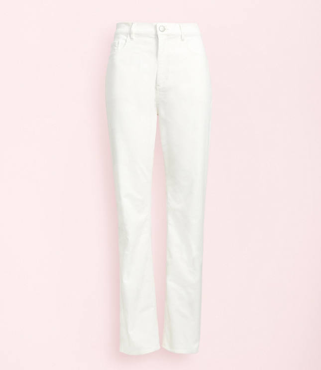 white tall jeans