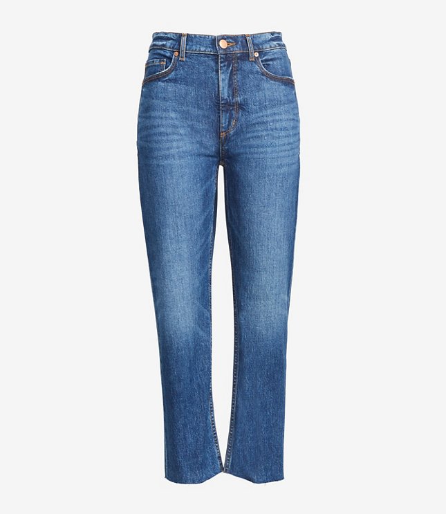 loft curvy straight leg jeans