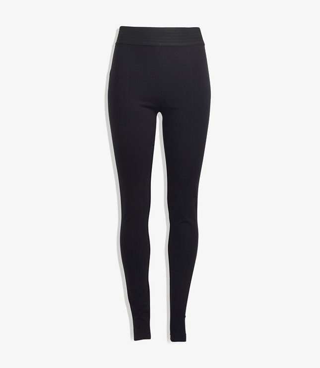 Eight-point petite leggings for women for autumn and winter outer wear plus  velvet black high