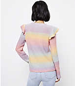 Spacedye Ruffle Sleeve Sweater carousel Product Image 3