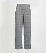 Shimmer Plaid Pull On Wide Leg Pants carousel Product Image 1