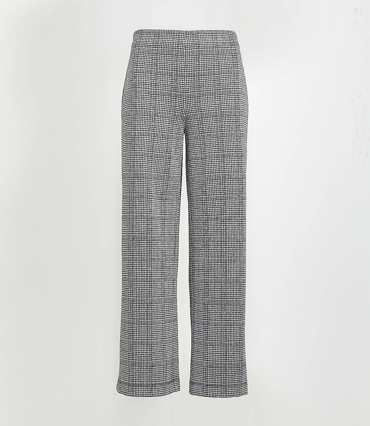 Shimmer Plaid Pull On Wide Leg Pants