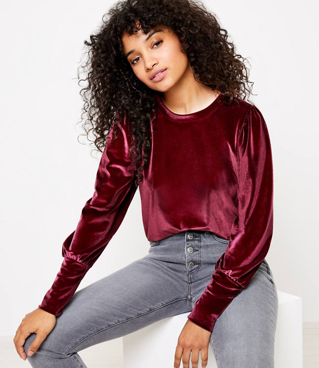 loft velvet top