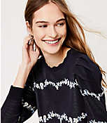 Floral Puff Sleeve Sweater carousel Product Image 2