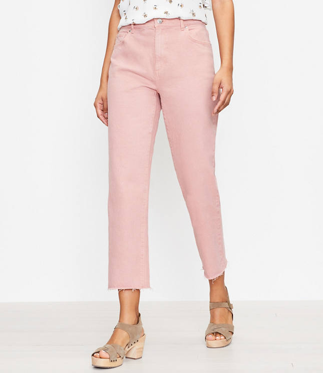 The High Waist Straight Crop Jean