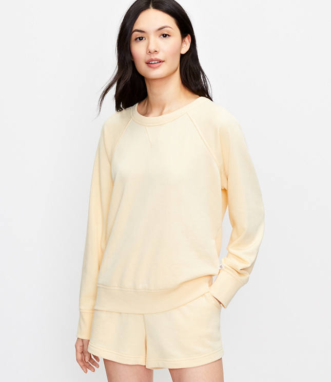 Lou & Grey Cozy Cotton Terry Sweatshirt