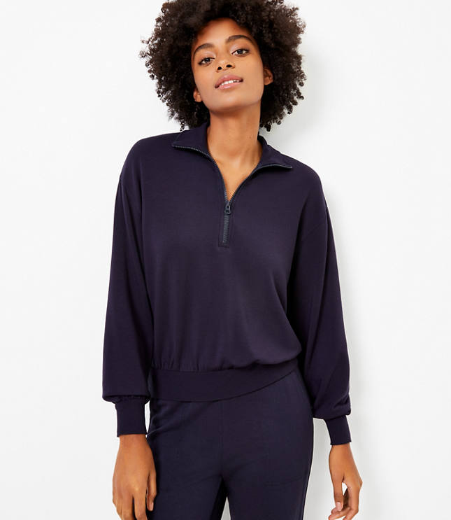 Lou & Grey Signature Softblend Zip Sweatshirt