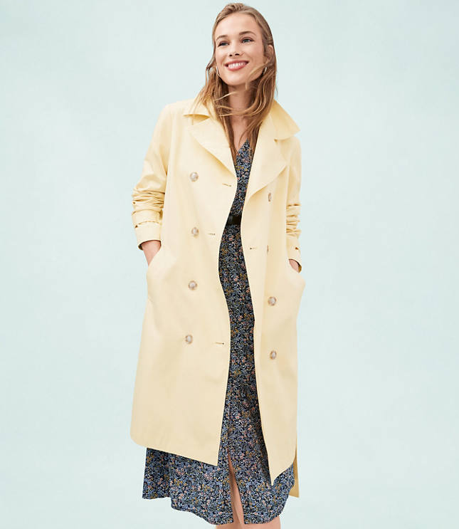 Ann taylor hotsell loft raincoat