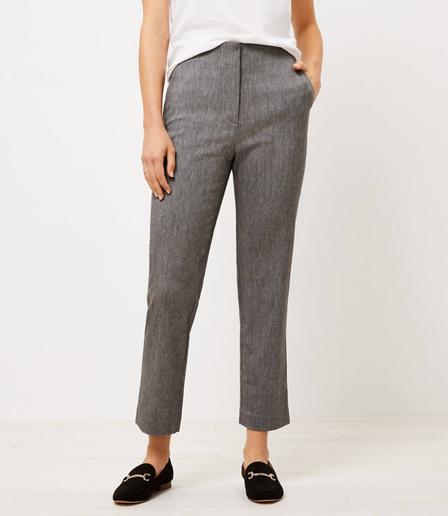 gray work pants womens