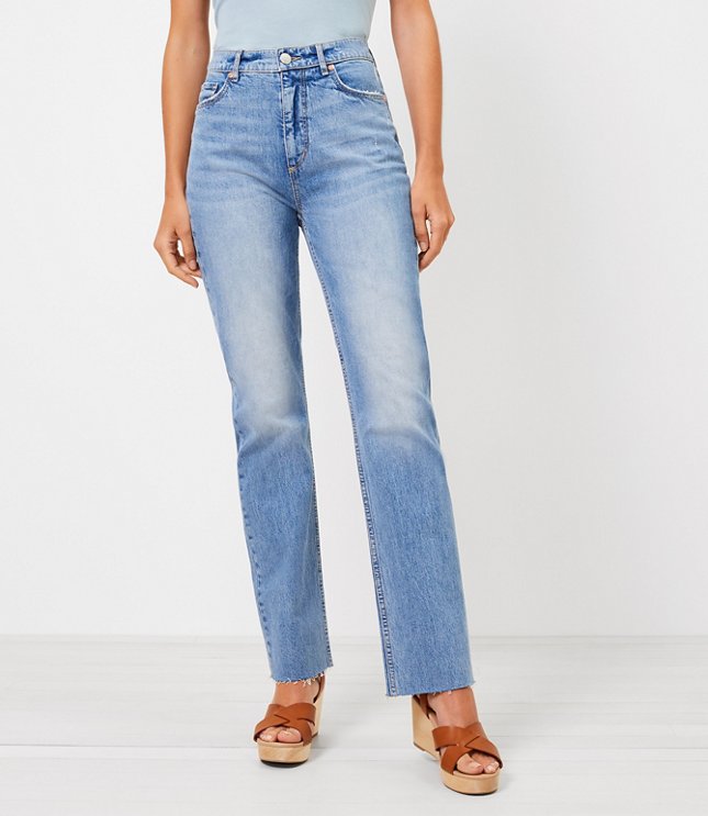 Straight Leg Jeans for Women | LOFT