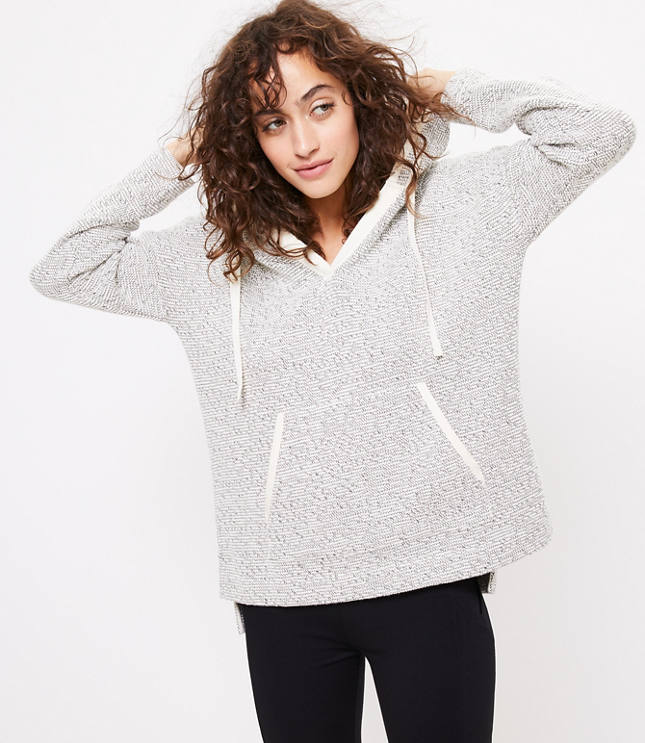 Lou & Grey Tweedy Hoodie