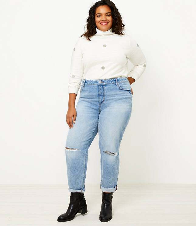 loft plus jeans