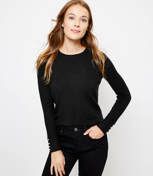 Pearl cuff jumper hotsell