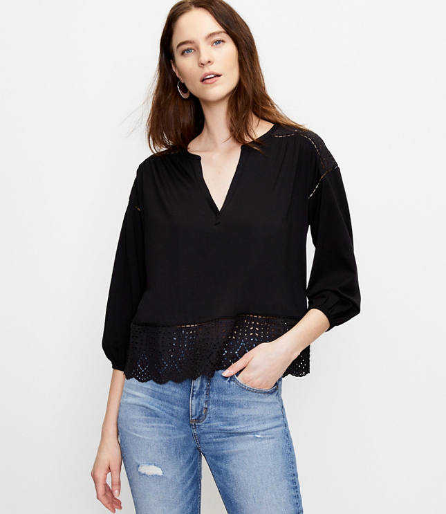 loft long sleeve blouse