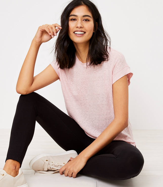 Lou & Grey Softserve Linen Muscle Tee