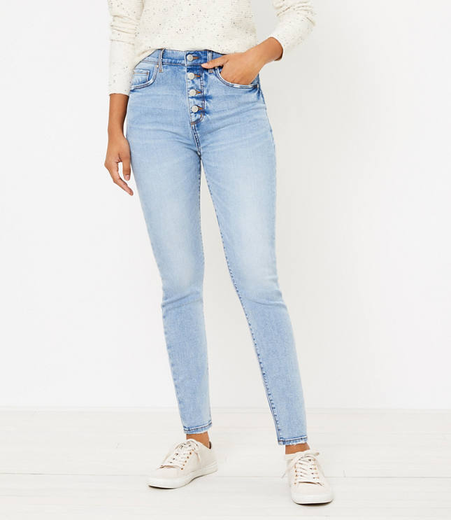 Skinny Jeans for Women: Velvet, Coated & Crop | LOFT