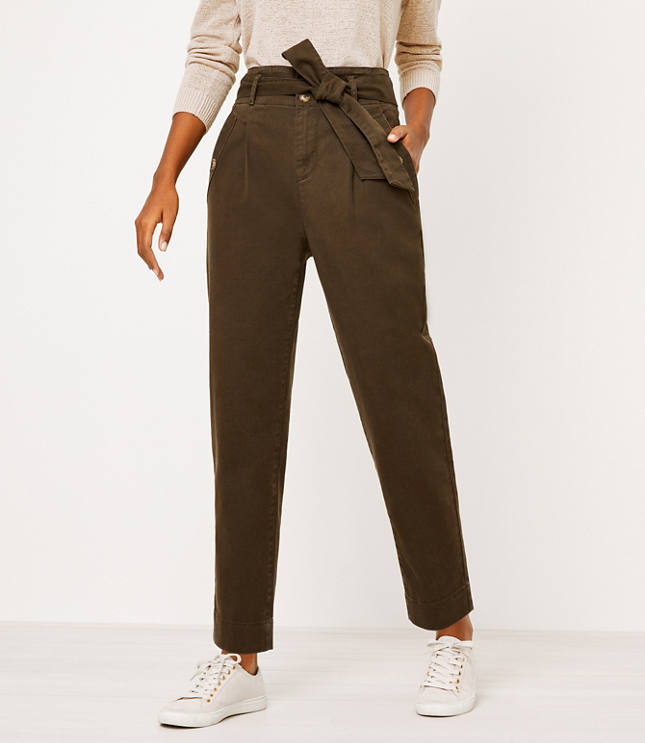 Slim tie best sale waist pants