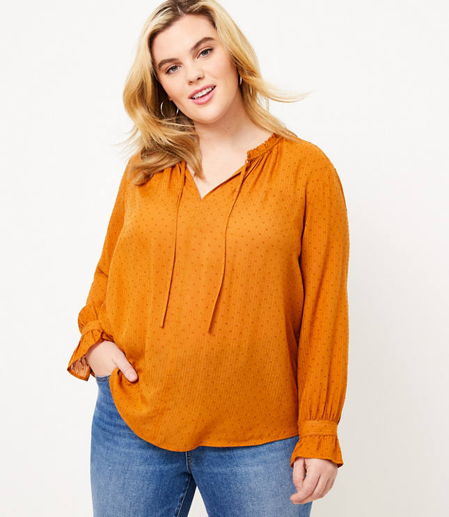 LOFT Plus Peasant Blouse