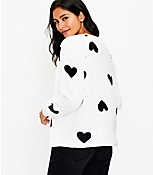 Faux Fur Heart Sweatshirt carousel Product Image 3