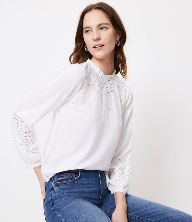 loft petite tops