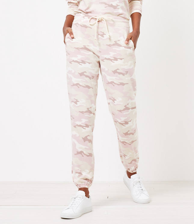 Lou & Grey Camo Terry Sweatpants