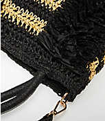 Fringe Straw Crossbody Bag carousel Product Image 2