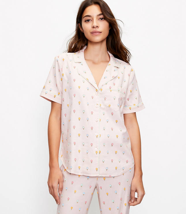 Ice Cream Pajama Top
