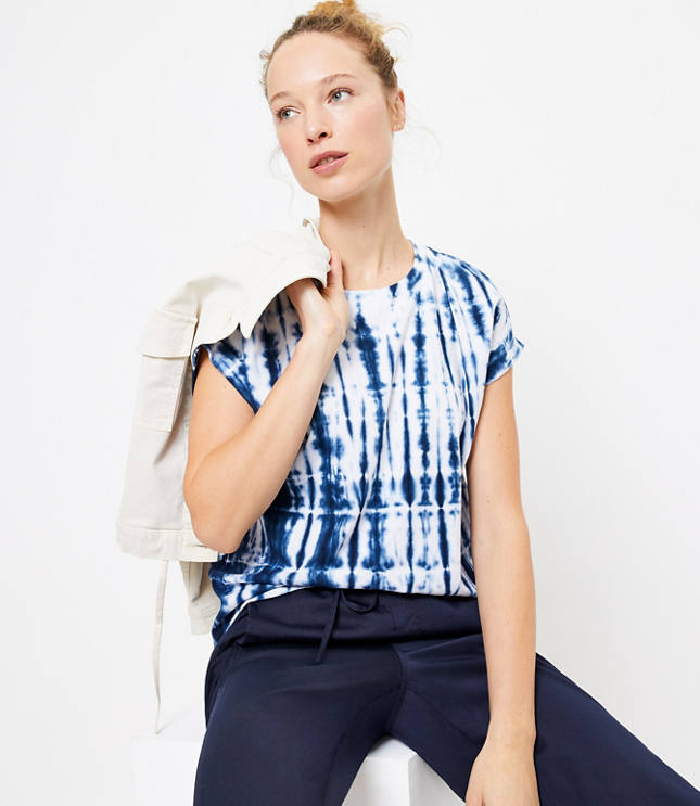 Lou & Grey Tie Dye Pima Cotton Tee