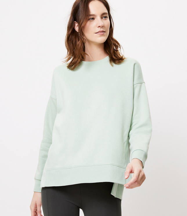 lou and grey white sweater
