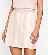 Striped Pocket Shift Skirt carousel Product Image 1