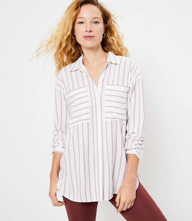 loft petite shirts