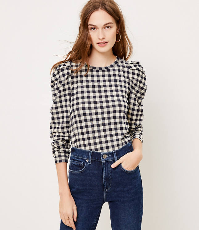loft puff sleeve top