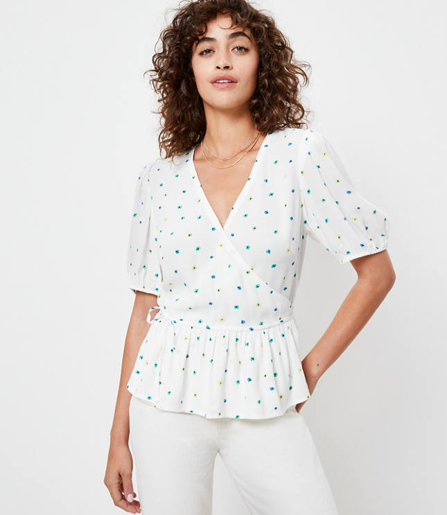 loft white blouse