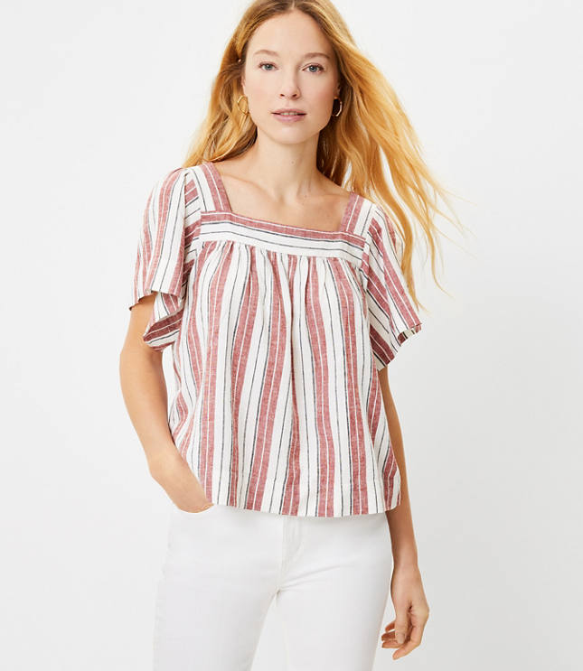 loft short sleeve blouse