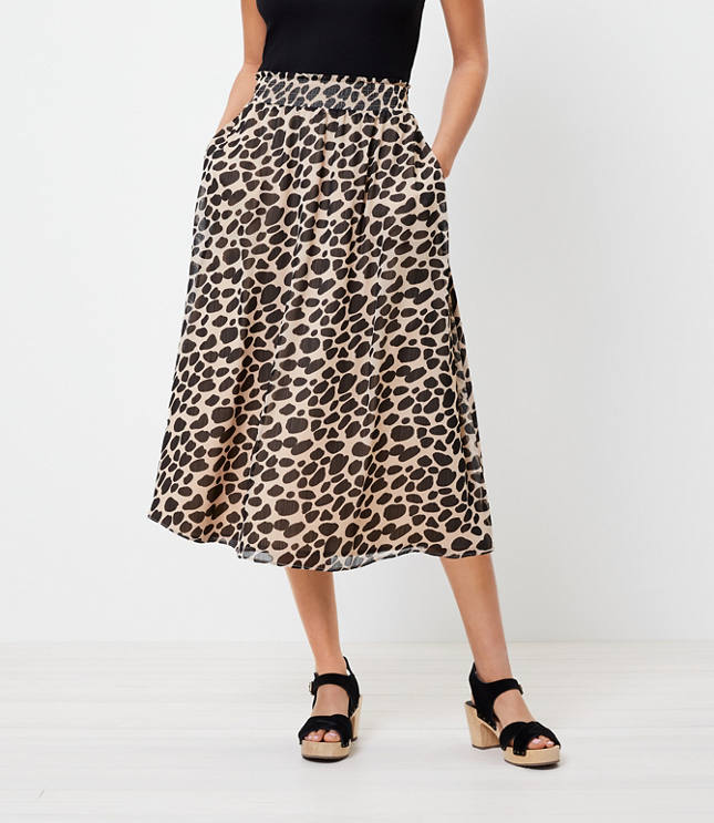 midi skirt with pocket