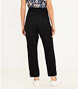The Tie Waist Taper Pant in Crepe carousel Product Image 3