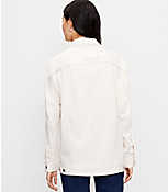 Denim Trucker Jacket in Natural White carousel Product Image 3
