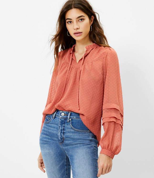 loft long sleeve blouse