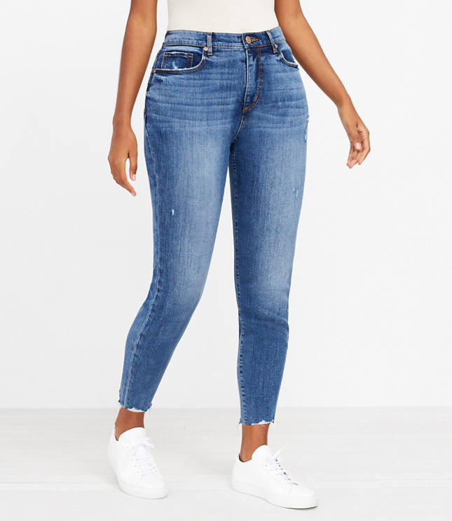 The Curvy Fresh Cut High Waist Skinny Ankle Jean in Authentic Mid Vintage Wash
