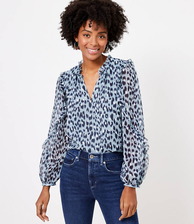 loft leopard top