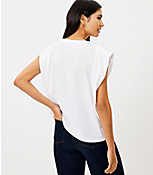 Padded Shoulder Muscle Tee carousel Product Image 3