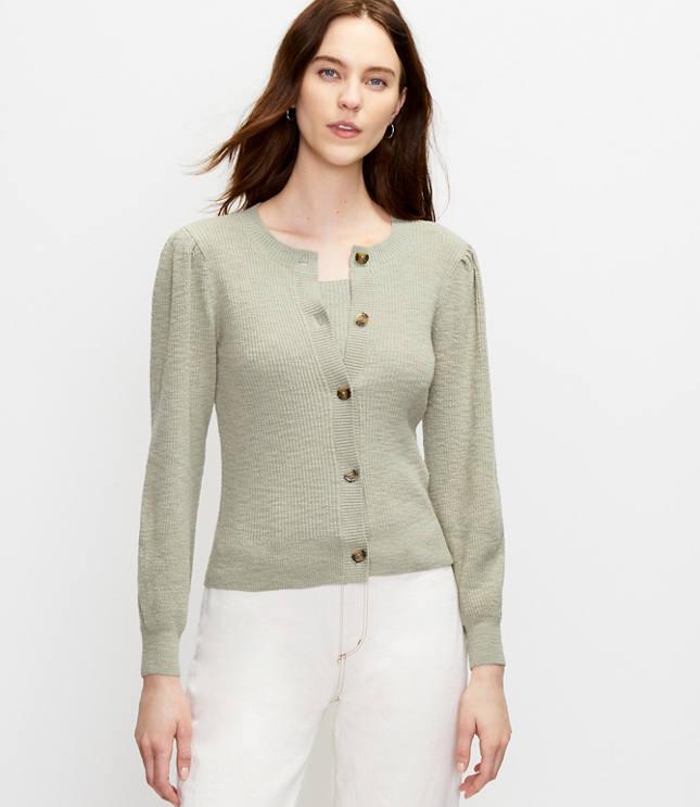 Loft Draped Sleeve Cardigan