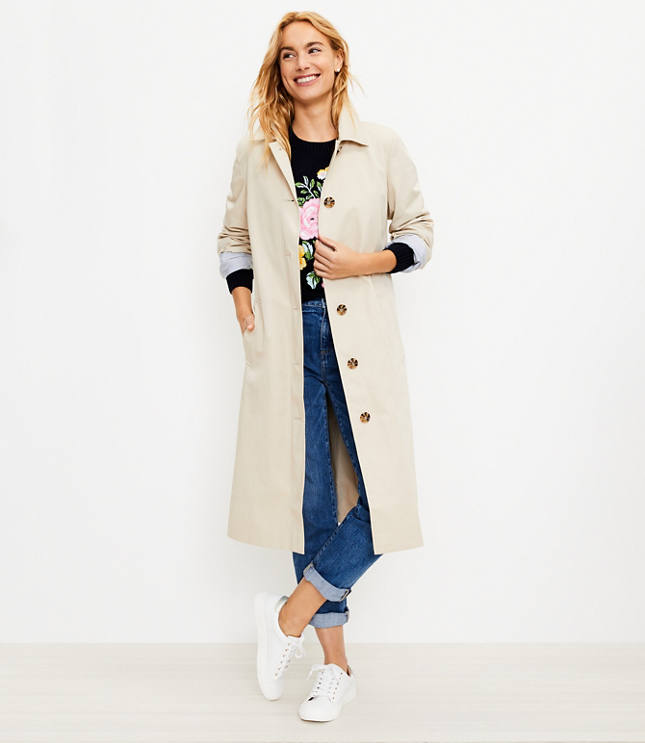 Petite Swing Trench Coat