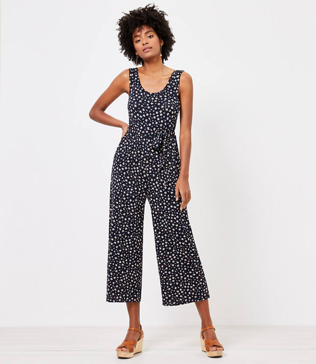 Jumpsuits Rompers For Women Floral Wide Leg Strapless Loft