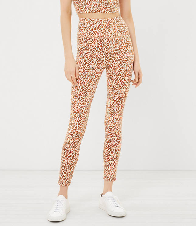 Loft Lou & Grey Leopard Print Essential Leggings