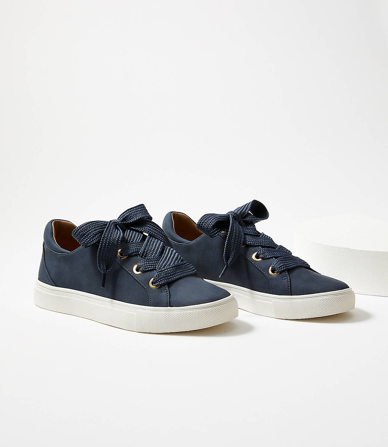 Grosgrain Lace Up Sneakers