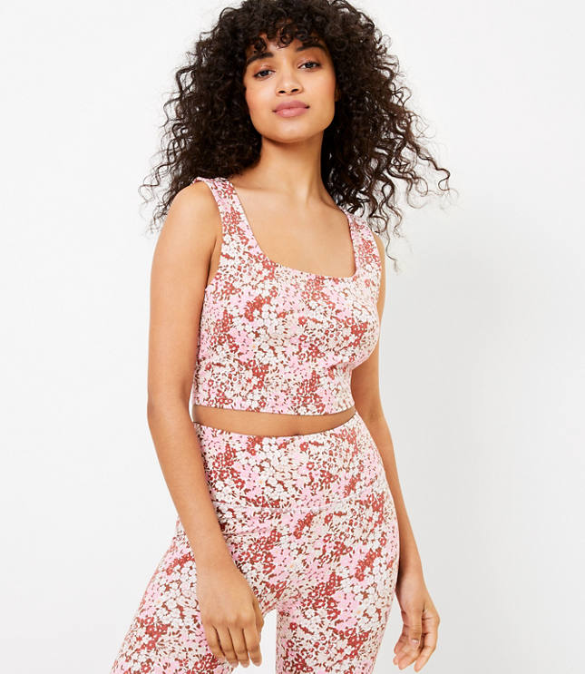 Lou & Grey Wildflower Square Neck Bralette